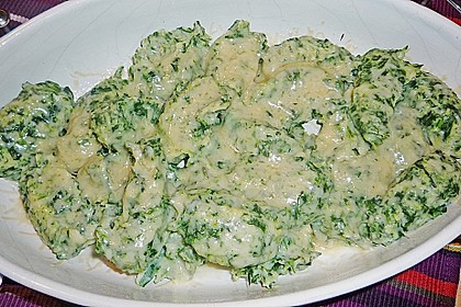 Spinat - Käse - Nocken 6