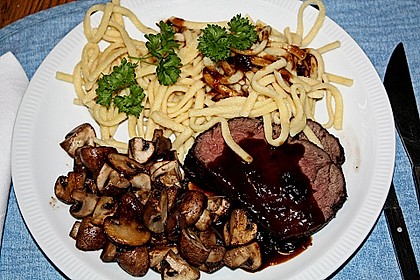 Rinderfilet mit  Balsamicosauce 9