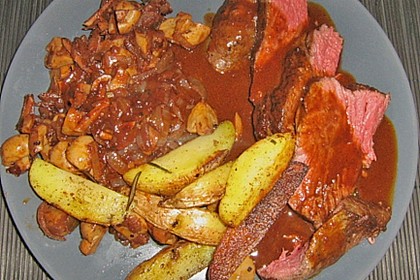 Rinderfilet mit  Balsamicosauce 11