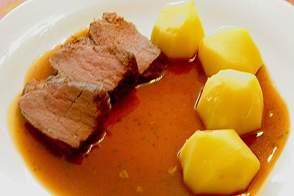 Rinderfilet mit  Balsamicosauce 12