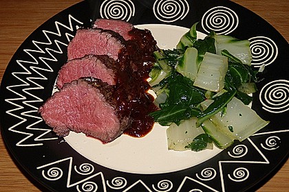 Rinderfilet mit  Balsamicosauce 16