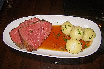 Rinderfilet mit  Balsamicosauce 22