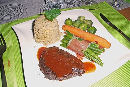 Rinderfilet mit  Balsamicosauce 27