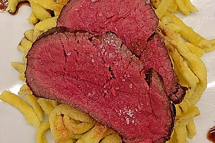 Rinderfilet mit  Balsamicosauce 36