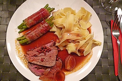 Rinderfilet mit  Balsamicosauce 37