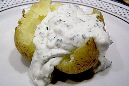 Pellkartoffeln mit Fr&uuml;hlingsquark