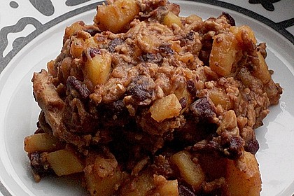 Kartoffeln mit Chili con Carne