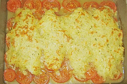 Fischfilet mit Kartofffel - Kräuter - Kruste 19