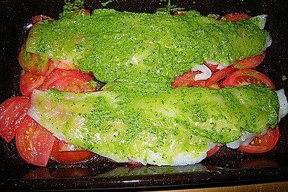Fischfilet mit Kartofffel - Kräuter - Kruste 14