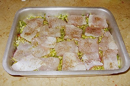 Fischfilet mit Kartofffel - Kräuter - Kruste 31