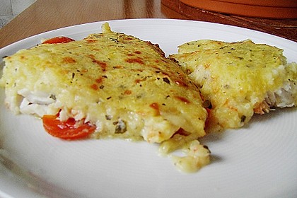 Fischfilet mit Kartofffel - Kräuter - Kruste 3