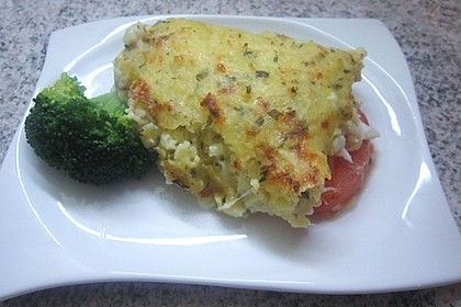 Fischfilet mit Kartofffel - Kräuter - Kruste 5
