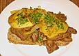 Lebergr&ouml;stl auf Bauerbrot