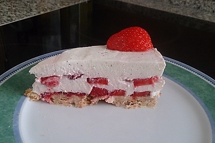 Philadelphiatorte mit Erdbeeren 2