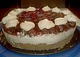 Philadelphiatorte mit Erdbeeren