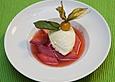 Mascarponemousse mit Rhabarber
