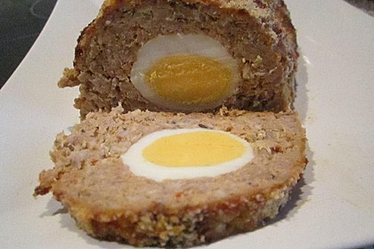 Falscher Hase mit glacierten Möhren und Spätzle 9
