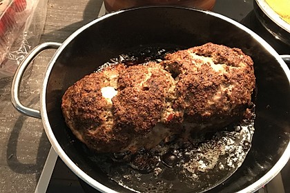 Falscher Hase mit glacierten Möhren und Spätzle 10