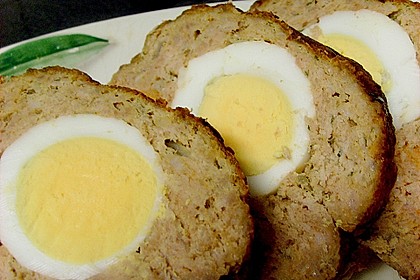 Falscher Hase mit glacierten Möhren und Spätzle 12