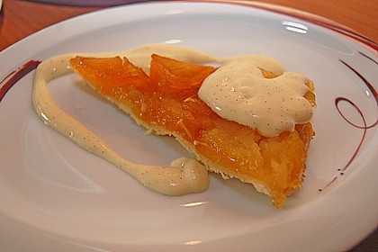Apfeltarte mit Vanillesoße 1
