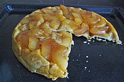 Apfeltarte mit Vanillesoße 6