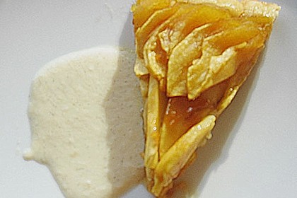 Apfeltarte mit Vanillesoße 5