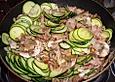Gnocchipfanne mit Zucchini und Speck
