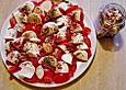 Tomaten mit  Mozzarella