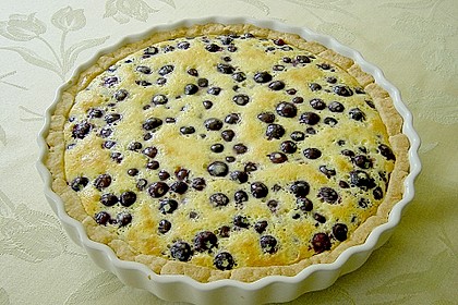 Finnischer Blaubeerkuchen mit Kermaviili 1