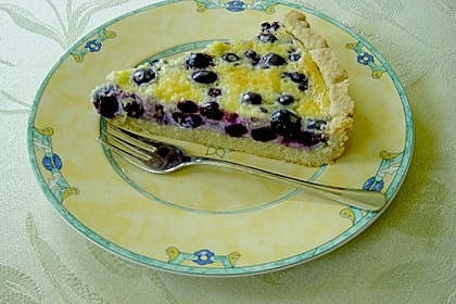 Finnischer Blaubeerkuchen mit Kermaviili 23