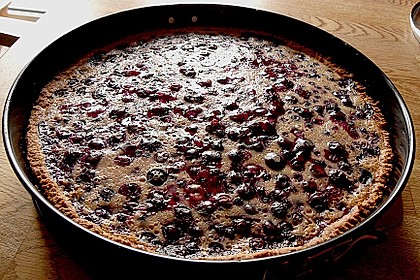 Finnischer Blaubeerkuchen mit Kermaviili 19