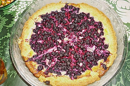 Finnischer Blaubeerkuchen mit Kermaviili 51