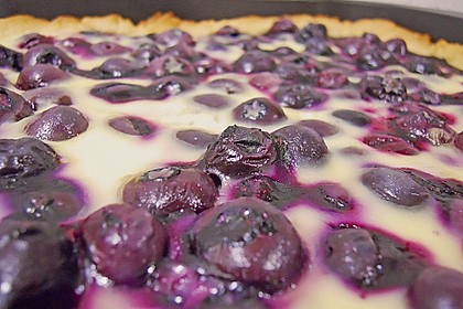 Finnischer Blaubeerkuchen mit Kermaviili 39