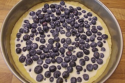 Finnischer Blaubeerkuchen mit Kermaviili 38