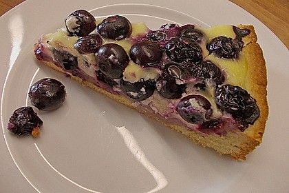 Finnischer Blaubeerkuchen mit Kermaviili 5