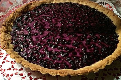 Finnischer Blaubeerkuchen mit Kermaviili 12
