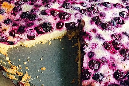 Finnischer Blaubeerkuchen mit Kermaviili 27