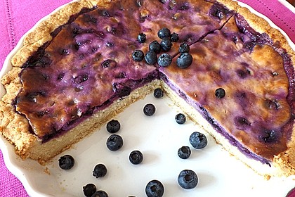 Finnischer Blaubeerkuchen mit Kermaviili 4