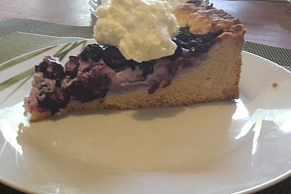 Finnischer Blaubeerkuchen mit Kermaviili 14