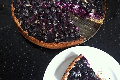 Finnischer Blaubeerkuchen mit Kermaviili 6