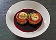 Feigen und Ziegenk&auml;se in Prosciutto