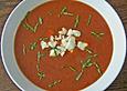 Tomatensuppe mit Feta