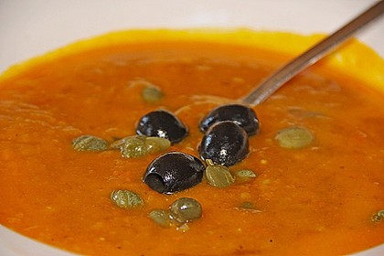 Mediterrane Kürbissuppe 1
