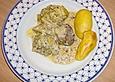 Schweinefilet mit Zitronenso&szlig;e und Artischocken