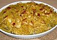 Spaghettiauflauf mit Hackfleisch und Erbsen