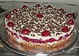Nippon - Torte mit Kirschen und Sahne