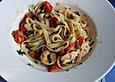 Spaghetti mit Garnelen