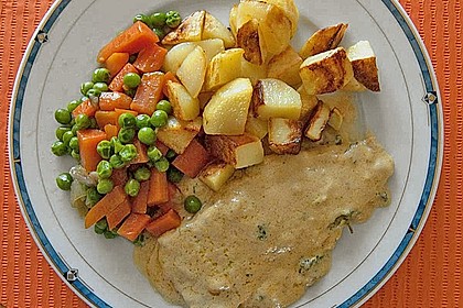 Fisch in Senfsoße