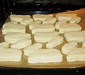 Osterhasen aus Quarkknetteig (Bild)