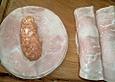 Schinken - Hack - Cannelloni in feiner Pilzrahmsauce